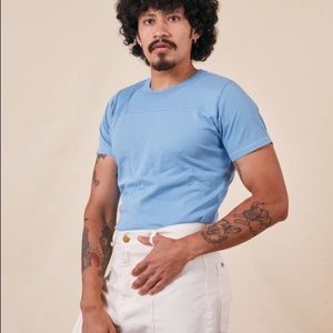 Big Bud Press Varsity Tee Baby Blue - Small